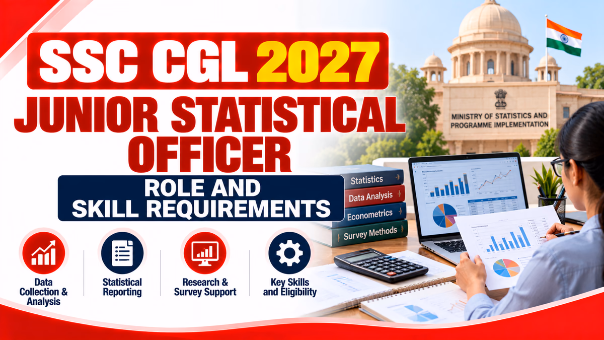 SSC CGL 2027 Junior Statistical Officer: Role and Skill Requirements